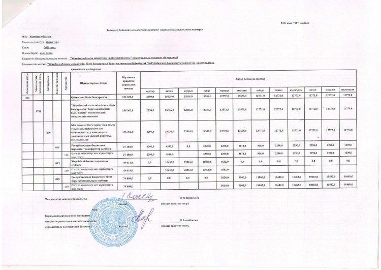 Индивидуальный план финансирование по  платежам 2021 г