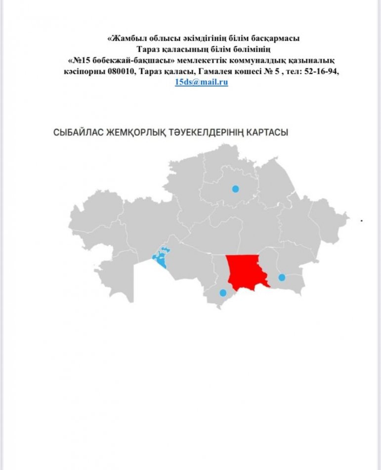 Сыбайлас жемқорлық тәуекелдерінің картасы